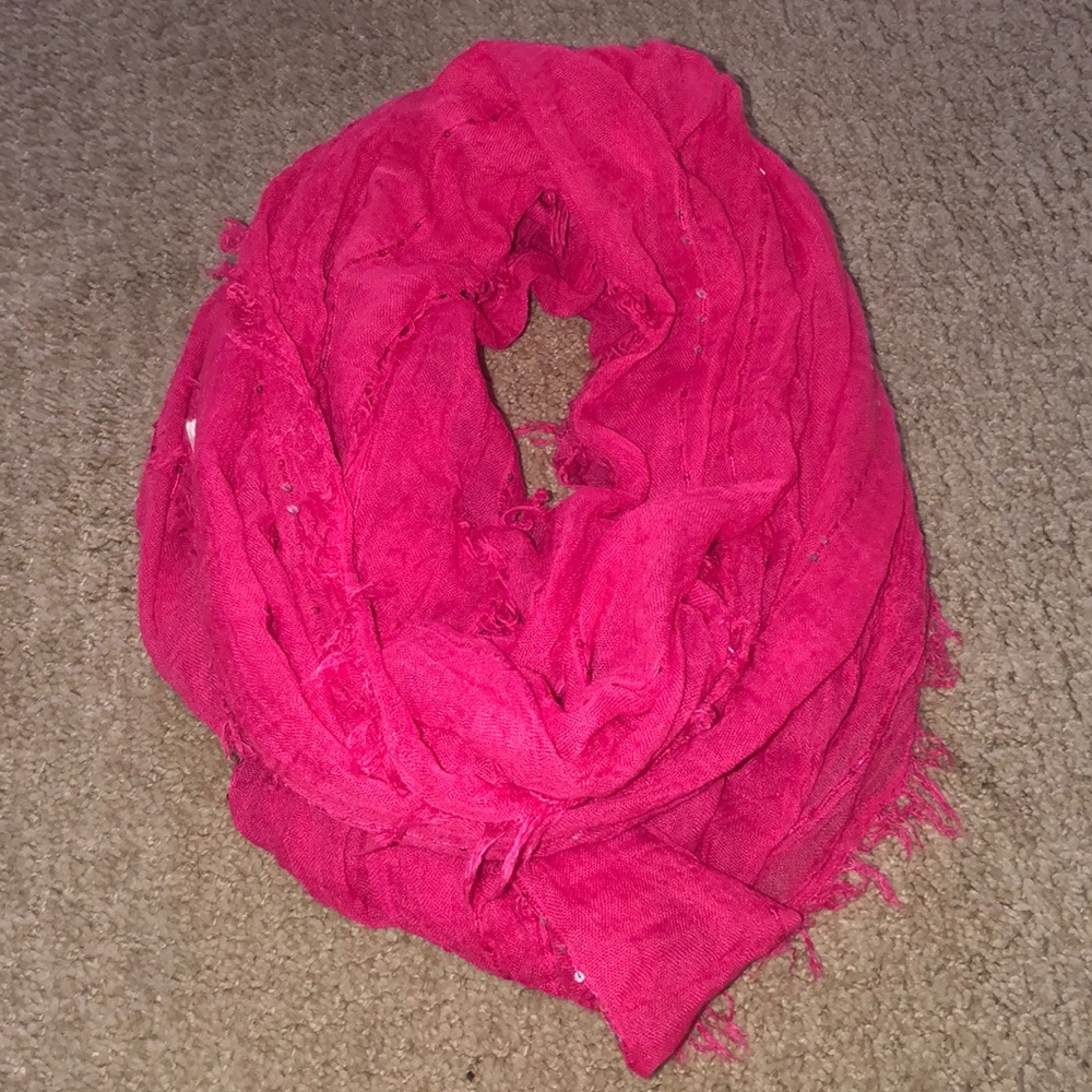 pink Infinity Scarf